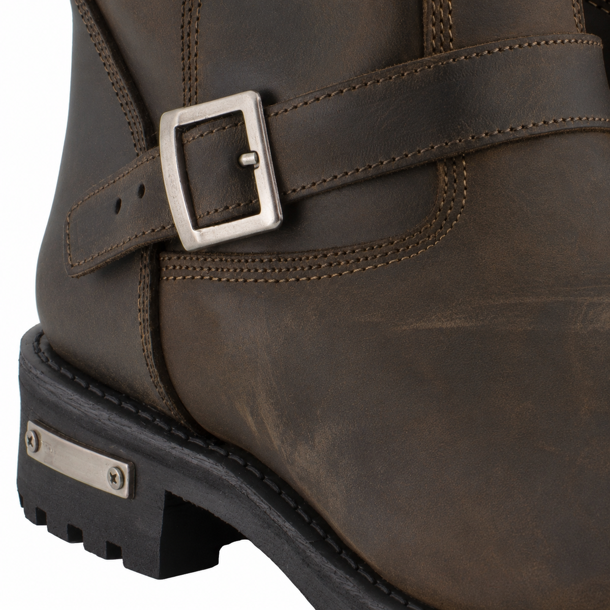 Mens Brown Leather Boots - Classic Heritage Ankle Style